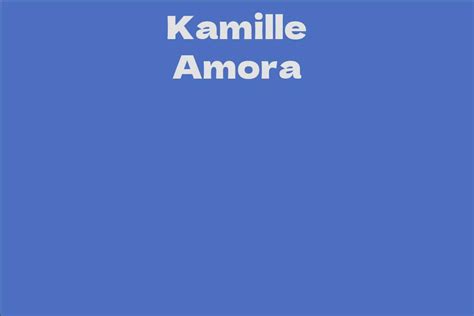 Breaking Down the Numbers: Kamille Amora's Net Worth