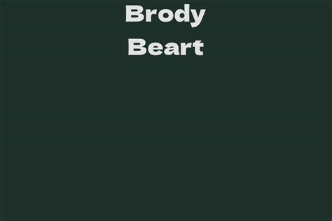 Brody Beart's Future Plans and Projects