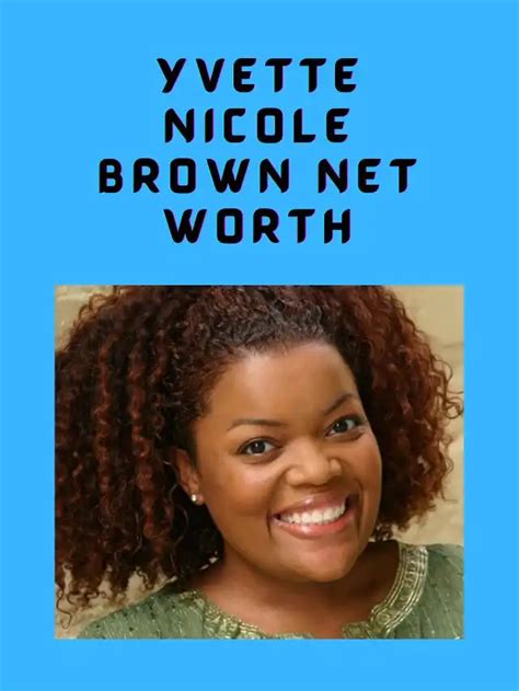 Calculating Yvette Nicole Brown's Net Worth