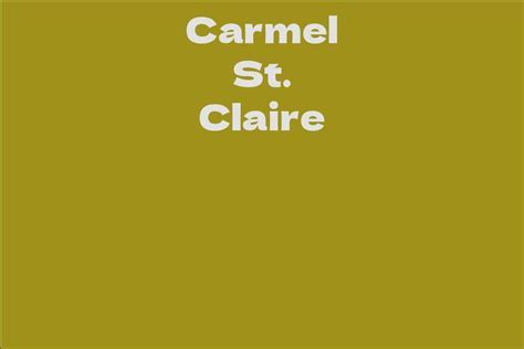 Career Journey of Carmel St Claire