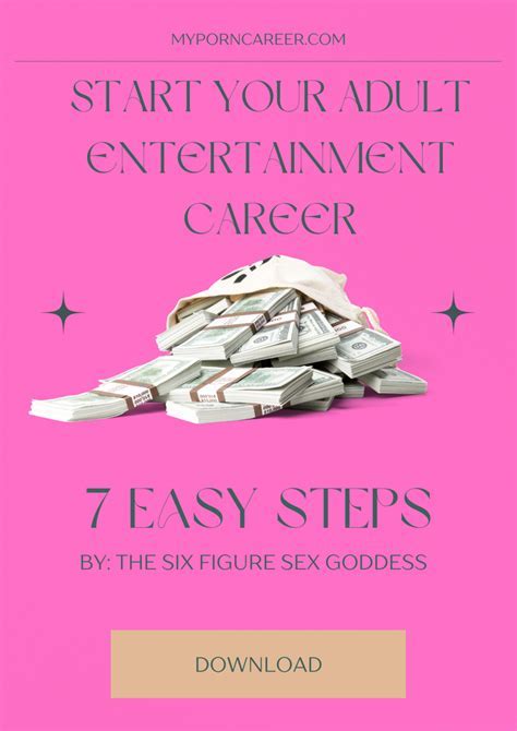 Career in the adult entertainment industry