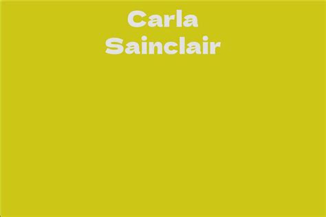 Carla Sainclair's Financial Status and Accomplishments