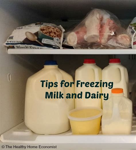 Challenges and Tips for Properly Freezing Dairy at Home