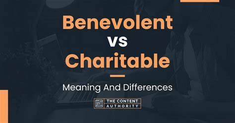 Charitable Endeavors and Benevolent Contributions