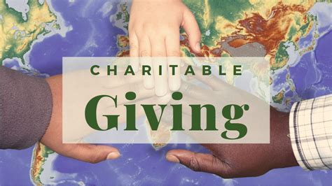 Charitable Endeavors and Giving Back