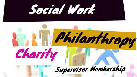 Charity and Social Work Involvement