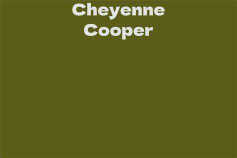 Cheyenne Cooper Bio