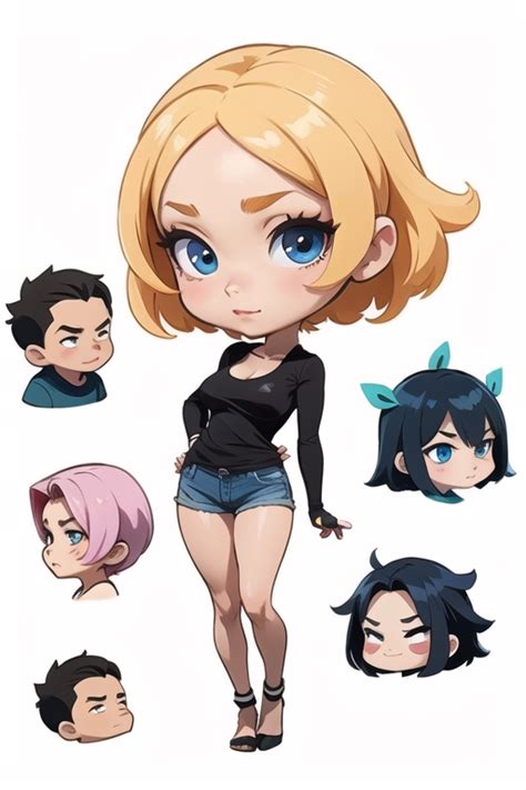 Chibi Emi's Physical Appearance