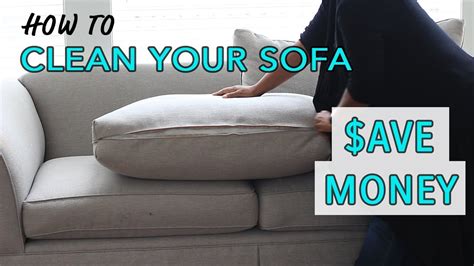 Choosing the Suitable Cleaning Technique for Your Sofa