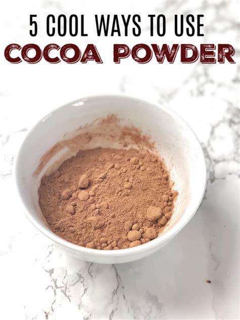 Cocoa Powder Beyond the Kitchen: Beauty and Wellness Applications