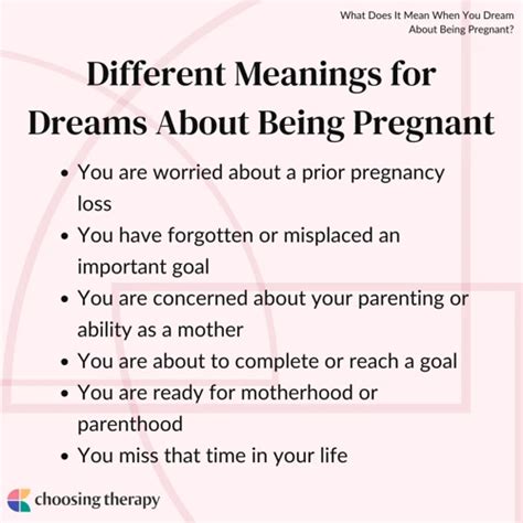 Common Meanings and Interpretations of Pregnancy Dreams in Chinese Culture