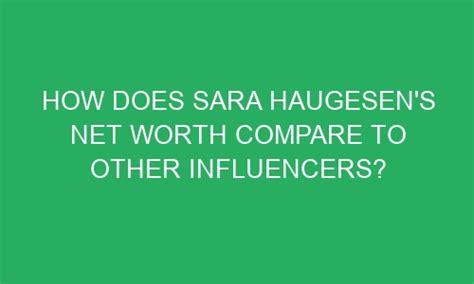 Comparison with other influencers' net worth