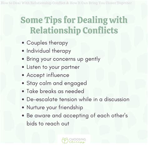 Conflict Resolution: Effective Approaches for Dealing with Challenges in a Cohabiting Relationship