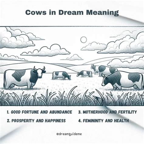 Connecting Dream Symbols: Cows, Slumber, and Serenity