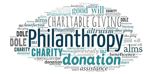 Contributions to Charitable Causes and Act of Philanthropy