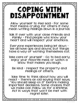 Coping with Disappointment