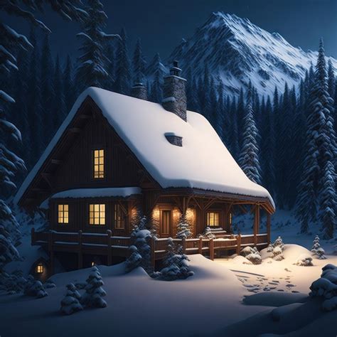 Cozy Retreat: Experience the Serenity of a Winter Cabin