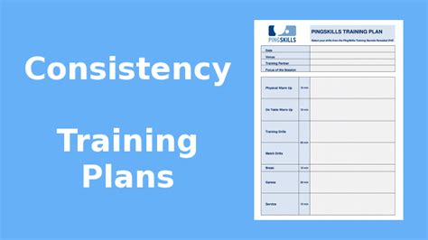 Create a Consistent Training Schedule