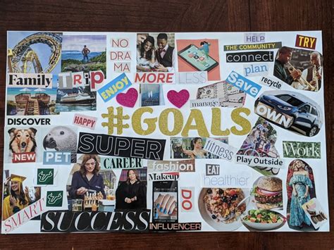 Create a Vision Board: Transforming Aspirations into Concrete Motivation