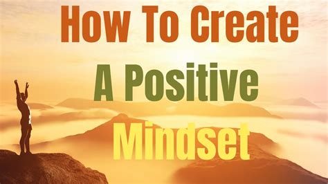 Creating a Positive Mindset through Aspirations