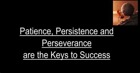 Cultivating Patience and Persistence: The Key to Achieving Long-Term Success