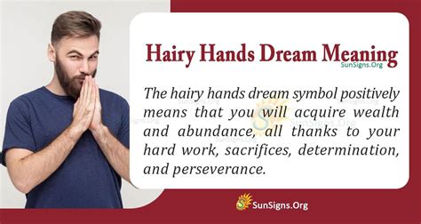 Cultural Representations of Hairy Hands in Dream Imagery