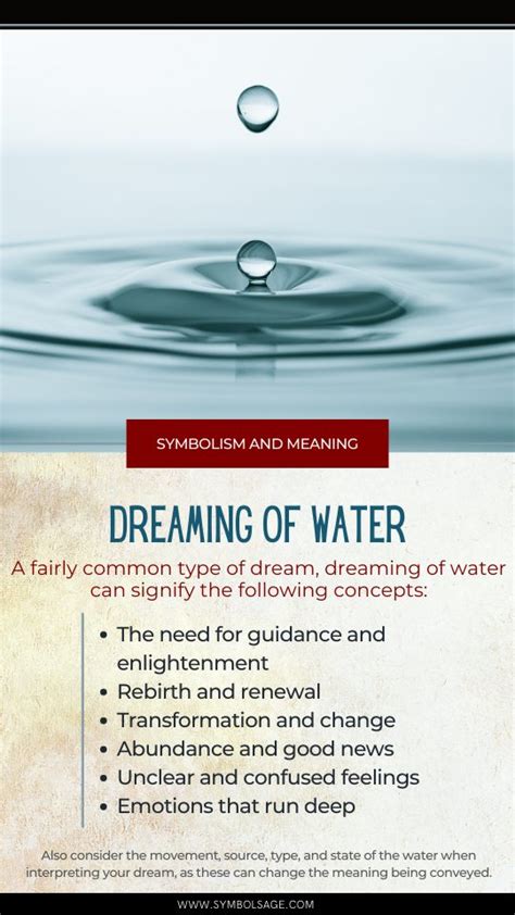 Cultural and Spiritual Perspectives on the Meaning of Expelling Water in Dreams