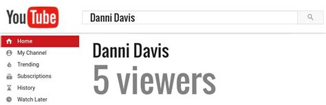 Danni Davis' Social Media Presence