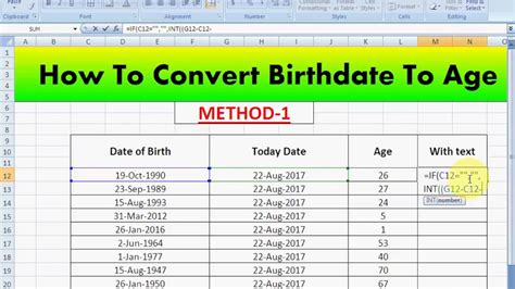 Date of Birth and Age Information