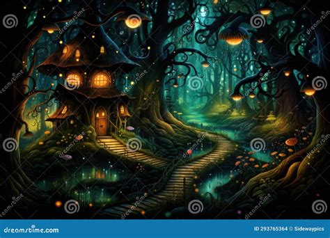 Dazzling Imagery of Enchanted Woodlands and Mystical Sprites