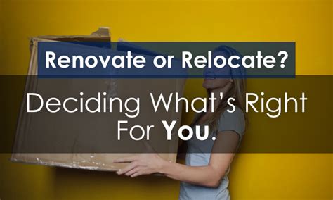 Deciding to Relocate: Determining the Right Time and Motivation for a Change