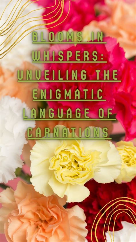 Deciphering the Secret Language of Carnations