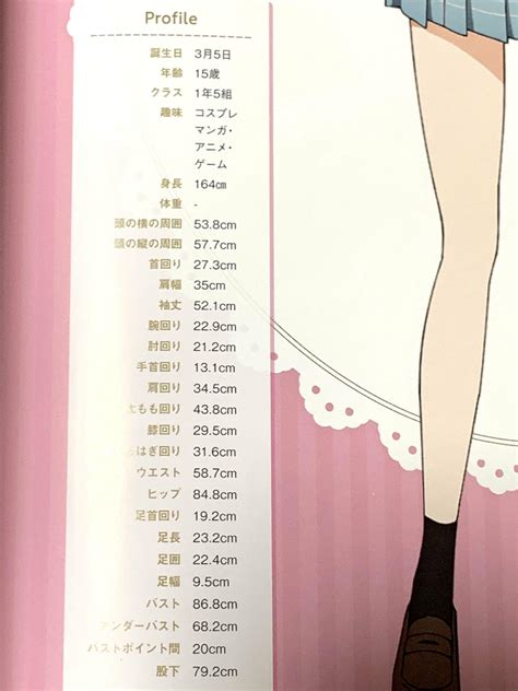 Decoding Chihiro Kitagawa's Body Measurements