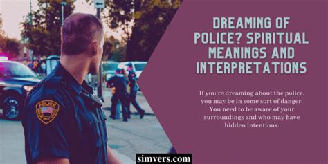 Decoding Dreaming about Someone Police: Possible Interpretations