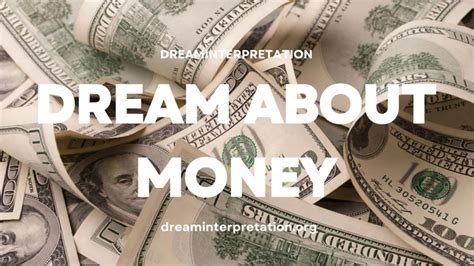 Decoding the Symbolic Significance of Currency in Dream states