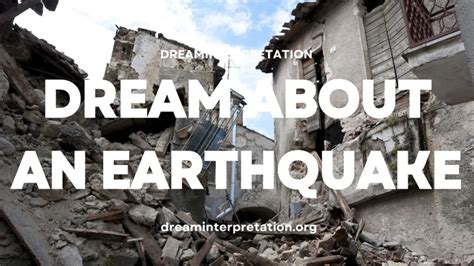 Decoding the Symbolism of Dreaming an Earthquake