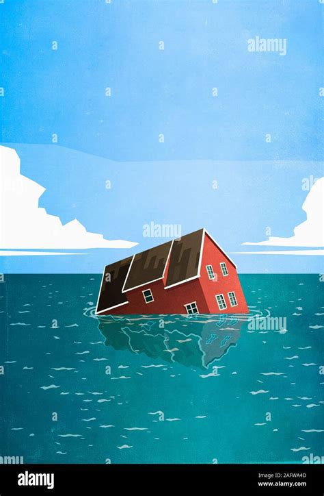 Decoding the Symbolism of a House Sinking in the Vastness of the Sea