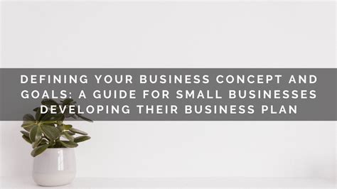 Defining Your Business Concept