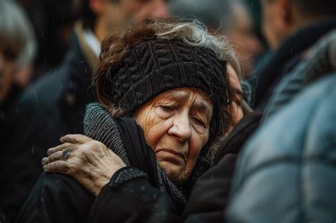 Delving into the Emotional Depth of Grief-stricken Tears at a Final Resting Place