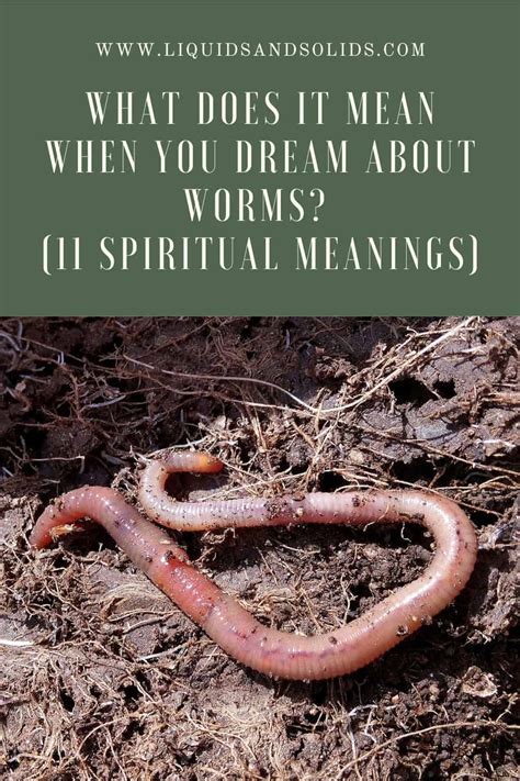 Delving into the Intricacies of Worm Symbolism and its Psychological Significance