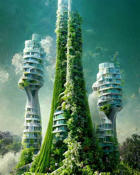 Designing Cities of the Future: Creating Striking Skyscrapers and Enchanting Floating Towers