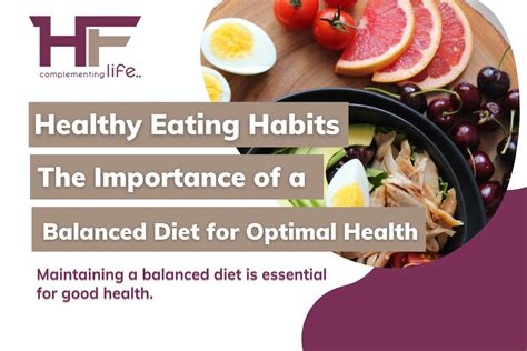 Developing a Nourishing Lifestyle and Optimal Eating Habits