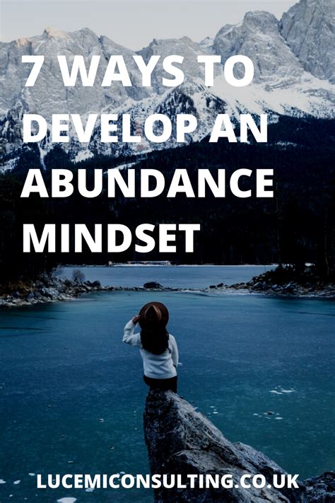 Developing an Abundant Mindset