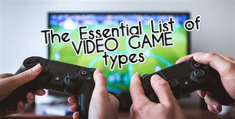 Different Types of Video Games: Discovering Your Perfect Fit