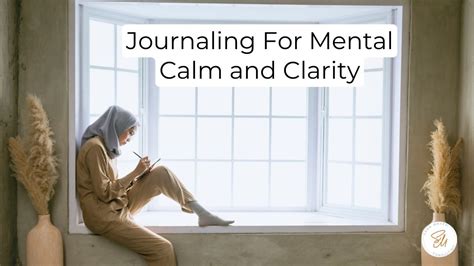 Discover Inner Calm: How Journaling Can Bring Harmony and Clarity to Your Mind