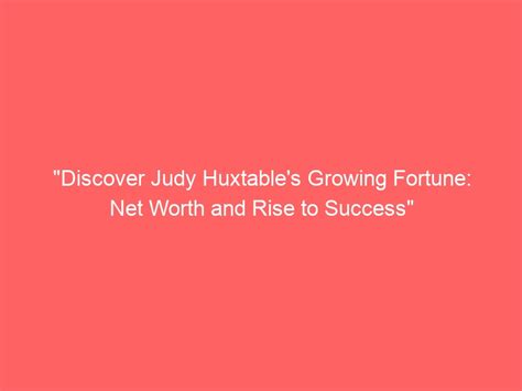 Discover Judy Jolie's Secrets to Success