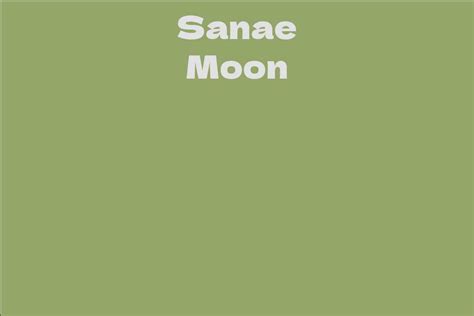 Discover Sanae Moon's Wealth and Net Worth