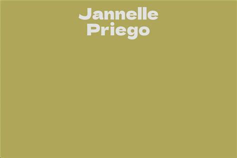 Discover how tall Jannelle Priego is