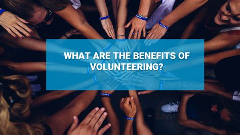 Discovering the Impact of Volunteering