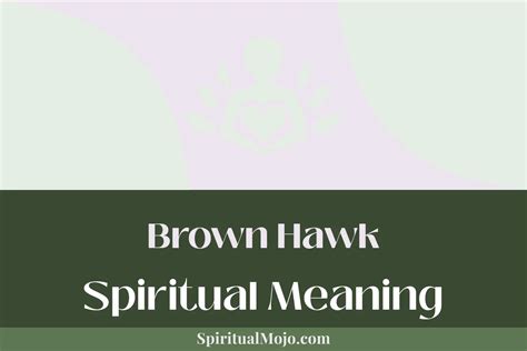 Discovering the Profound Wisdom of Brown Hawk Vision: Embracing Success and Fulfillment